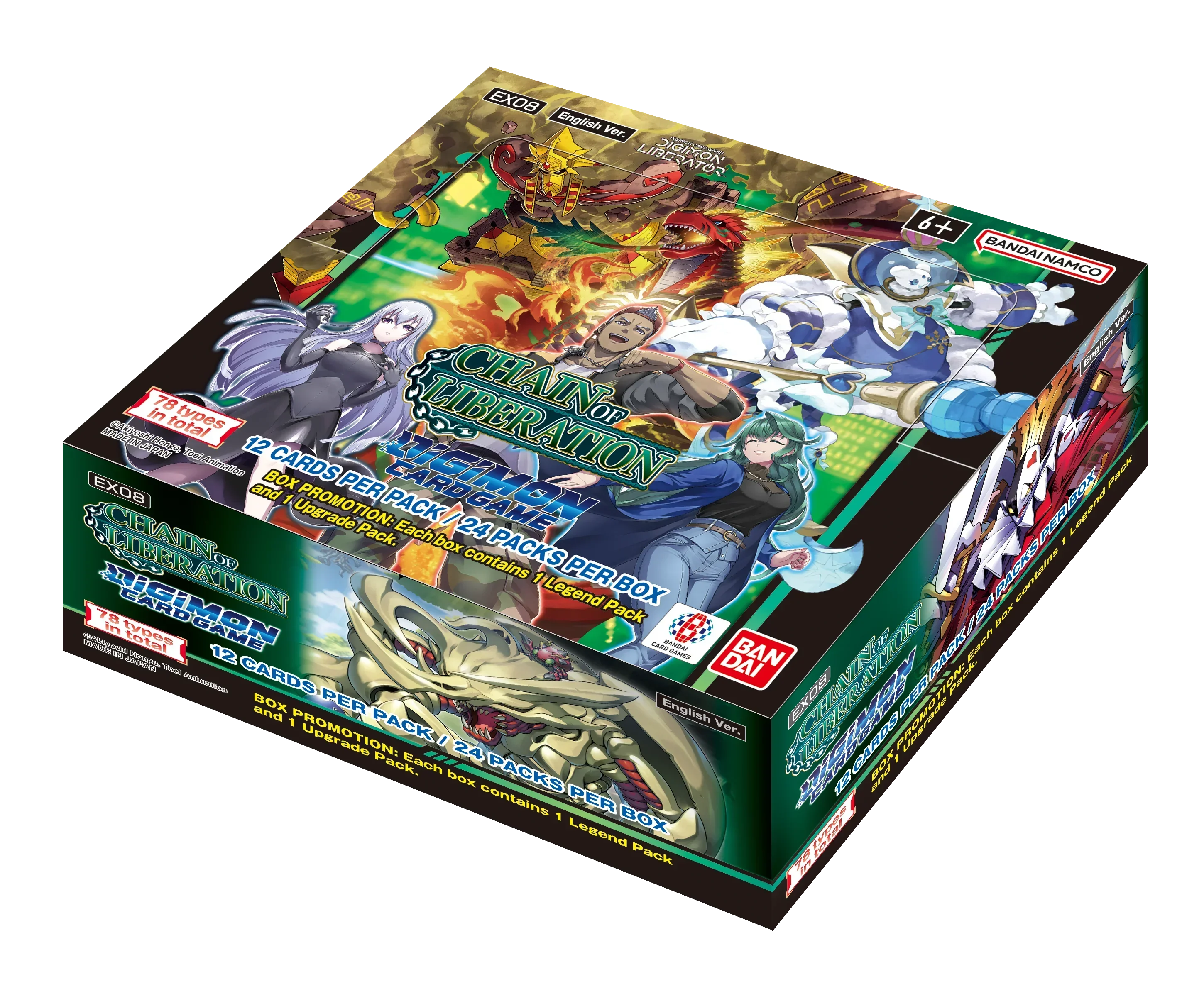 Digimon Card Game - Chain Of Liberation (EX08) - Booster Box (24x Packs)