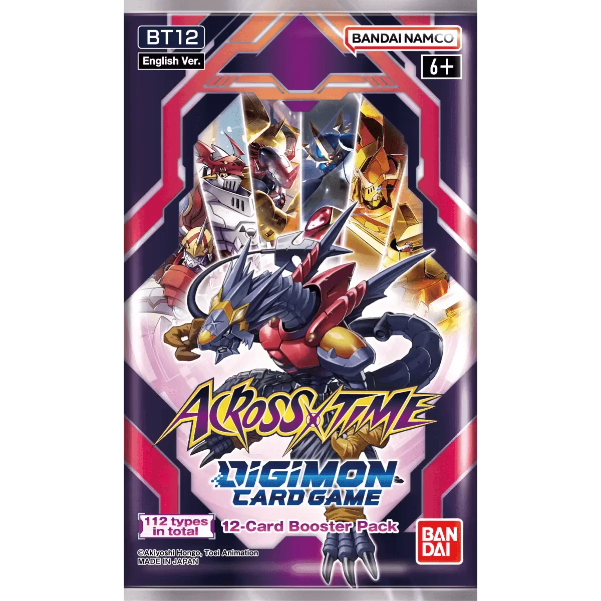 Digimon Card Game - Across Time (BT12) - Booster Pack